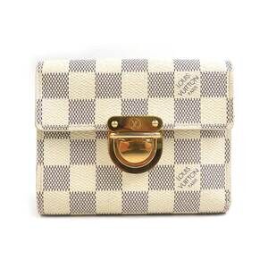 Louis Vuitton Azur White Portefeuille Wallet Koala Ivory White